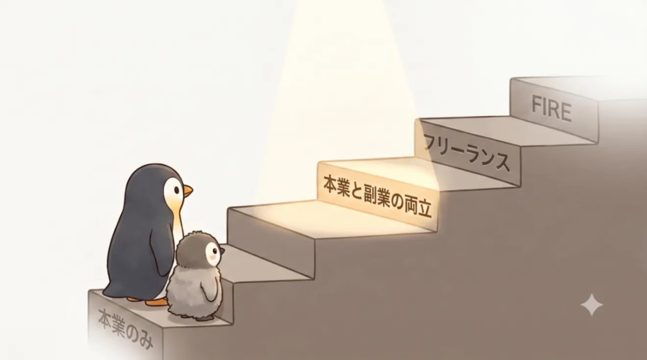 【本業と副業の二兎を追うものシリーズ】 本業を手放さず、副業とも両立させるの解説画像1
