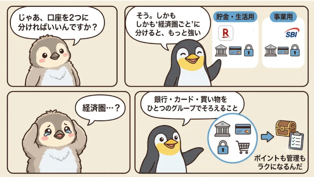 【本業と副業の二兎を追うものシリーズ】副業の講座術"財布を分ける"だけで家計が整うの解説画像2
