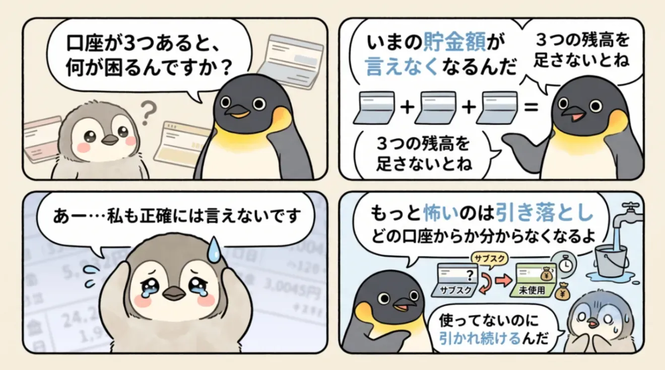 使わない銀行口座の解約メリット|3つ減らして2つに集約した話の解説画像3